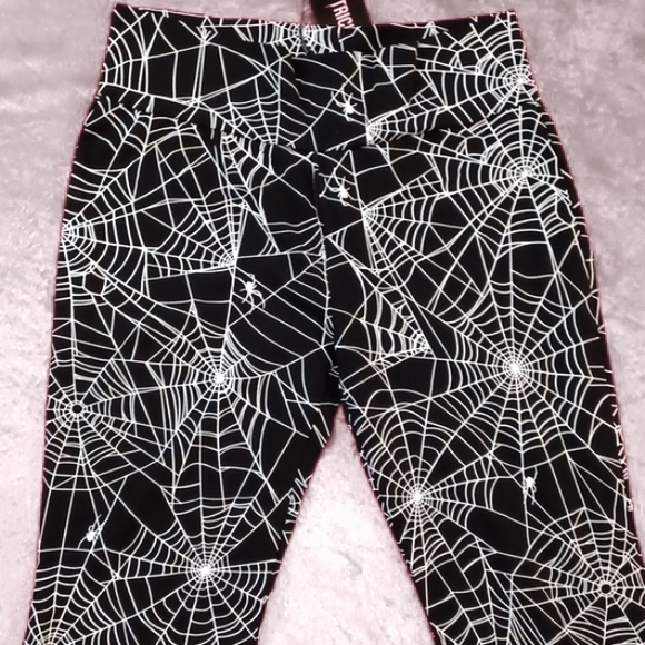 DOLLSKILL TRICKZ N TREATZ XXL TOTAL SPINISTER FLARED PANTS - Picture 3 of 13